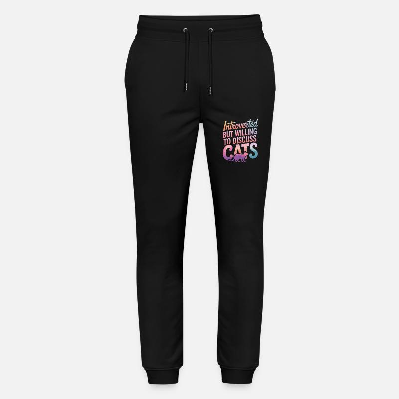 Introvertierter asozialer introvertierter - Stanley/Stella Unisex Bio Jogginghose Mover  - Schwarz