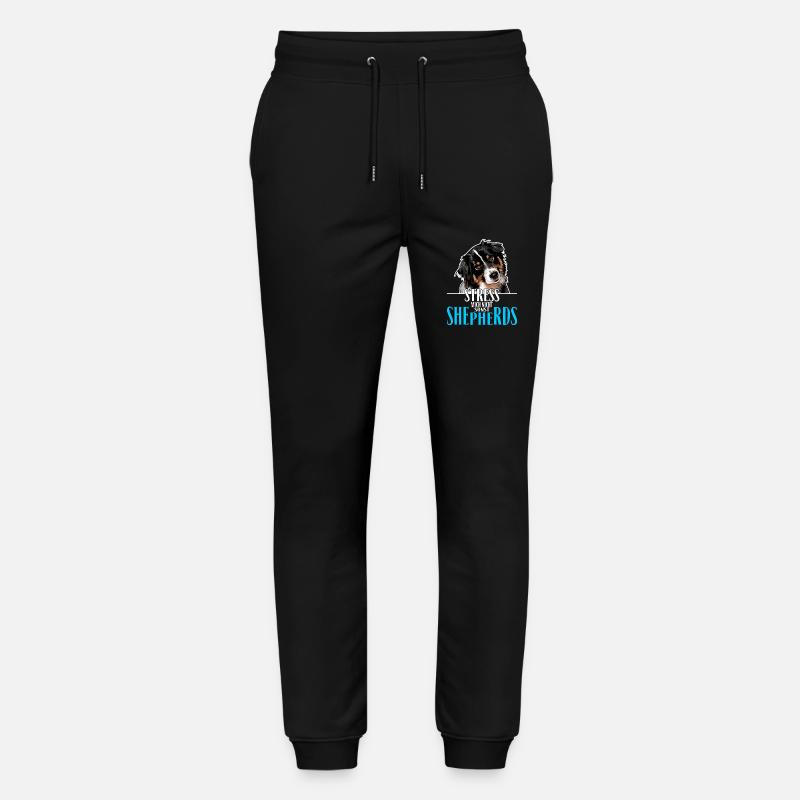 AUSTRALIAN SHEPHERD Stress mich nicht - Stanley/Stella Unisex Bio Jogginghose Mover  - Schwarz