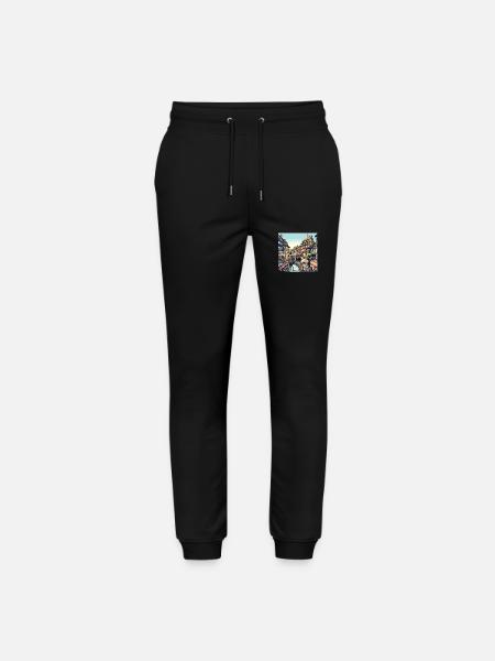 Colmar France Half-Timbered Charm - Stanley/Stella Mover Unisex Organic Jogging Trousers - black