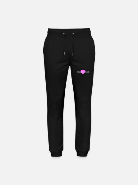 Running Team Heart - Stanley/Stella Mover Unisex Organic Jogging Trousers - black