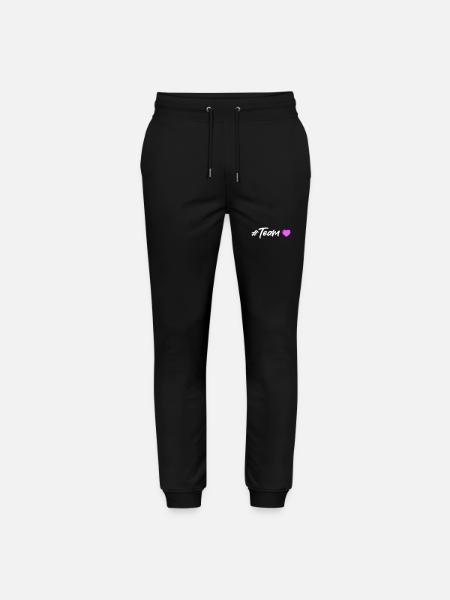 Team Herz - Stanley/Stella Unisex Bio Jogginghose Mover  - Schwarz