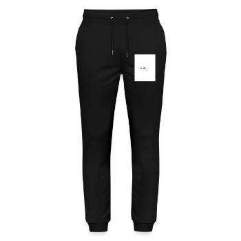 Figurtypen Körperformen Proportionen Selbstbewusst - Stanley/Stella Unisex Bio Jogginghose Mover  - Schwarz - Vorne - Marisol (170cm) & Nik (191cm)