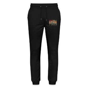June 2008 Original 2008 Anniversary 2008 June 2008 - Stanley/Stella Mover Unisex Organic Jogging Trousers - black - Front - Marisol (170cm) & Nik (191cm)