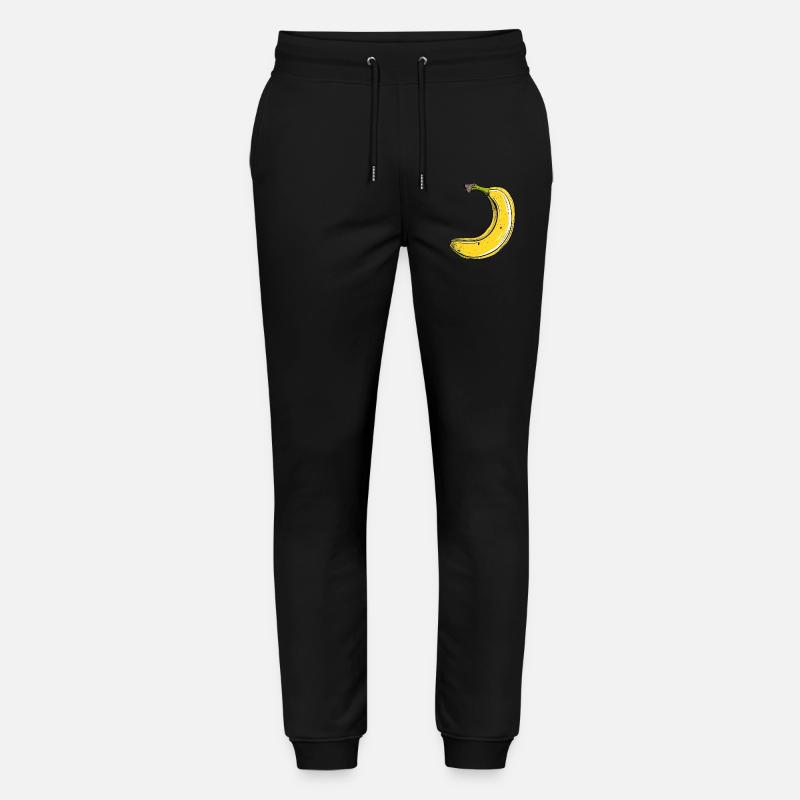 Banane - Stanley/Stella Unisex Bio Jogginghose Mover  - Schwarz