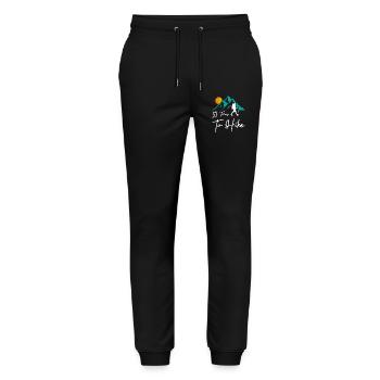 Its Time To Hike - Stanley/Stella Mover Unisex Organic Jogging Trousers - black - Front - Marisol (170cm) & Nik (191cm)