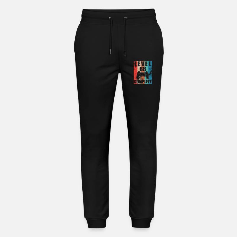 Level 66 abgeschlossen - Stanley/Stella Unisex Bio Jogginghose Mover  - Schwarz