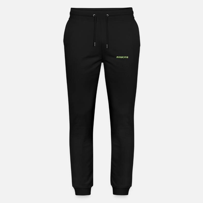 Logo "Poissons" - Pantalon de jogging bio MOVER Stanley/Stella unisexe - noir