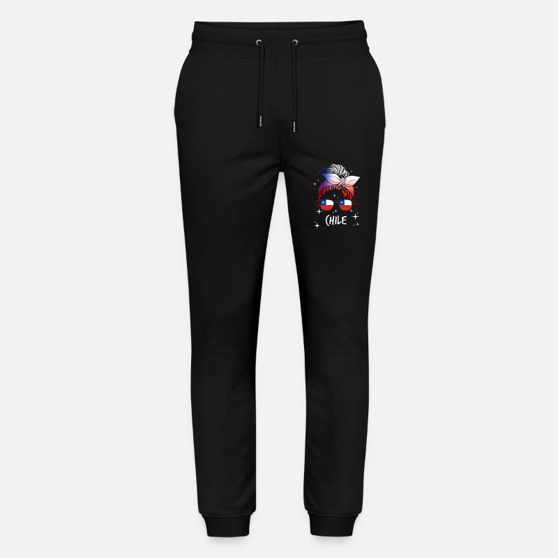 Chile - Stanley/Stella Unisex Bio Jogginghose Mover - Schwarz