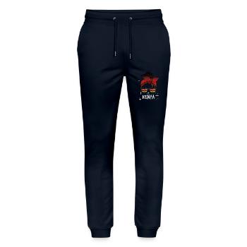 Kenia - Stanley/Stella Unisex Bio Jogginghose Mover  - Navy - Vorne - Marisol (170cm) & Nik (191cm)