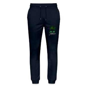 Mauritanie - Pantalon de jogging bio MOVER Stanley/Stella unisexe - marine - Devant - Marisol (170cm) & Nik (191cm)