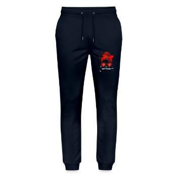 Montenegro - Stanley/Stella Unisex Bio Jogginghose Mover  - Navy - Vorne - Marisol (170cm) & Nik (191cm)