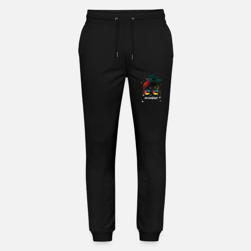Mosambik - Stanley/Stella Unisex Bio Jogginghose Mover  - Schwarz