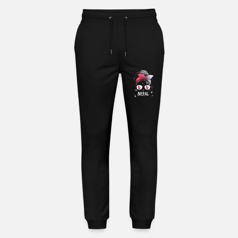 Népal - Pantalon de jogging bio MOVER Stanley/Stella unisexe - noir