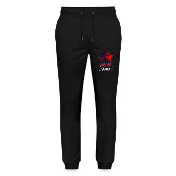 Samoa - Stanley/Stella Unisex Bio Jogginghose Mover  - Schwarz - Vorne - Marisol (170cm) & Nik (191cm)