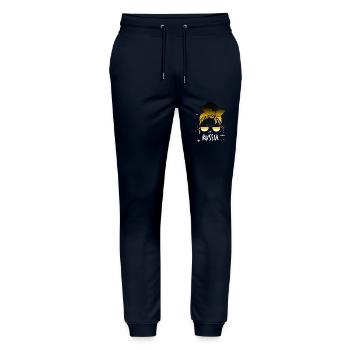 Empire russe - Pantalon de jogging bio MOVER Stanley/Stella unisexe - marine - Devant - Marisol (170cm) & Nik (191cm)