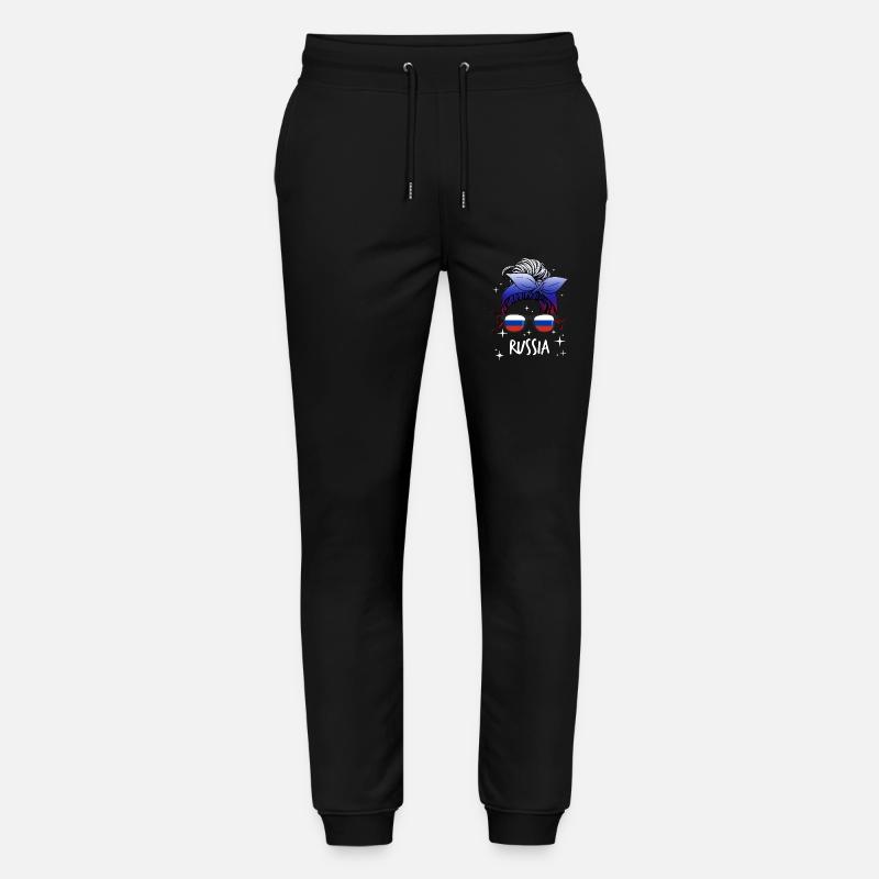 Russie - Pantalon de jogging bio MOVER Stanley/Stella unisexe - noir