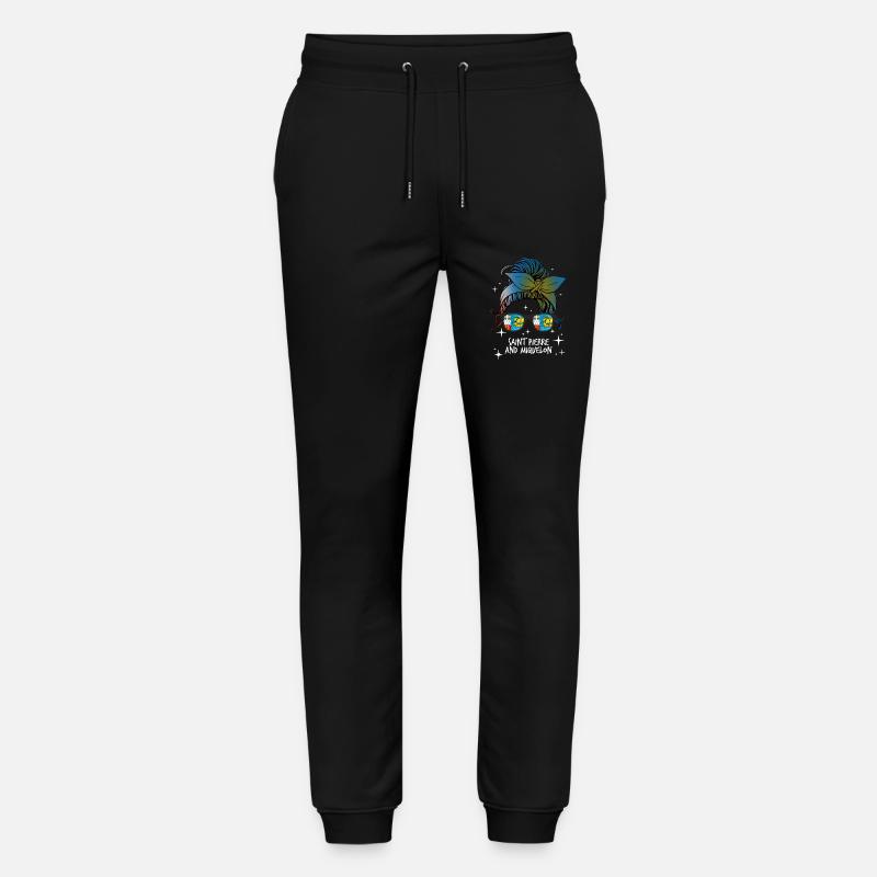 Saint Pierre et Miquelon - Pantalon de jogging bio MOVER Stanley/Stella unisexe - noir