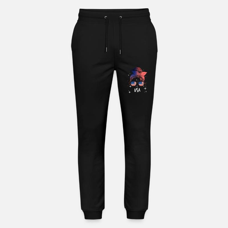 USA - Stanley/Stella Unisex Bio Jogginghose Mover - Schwarz