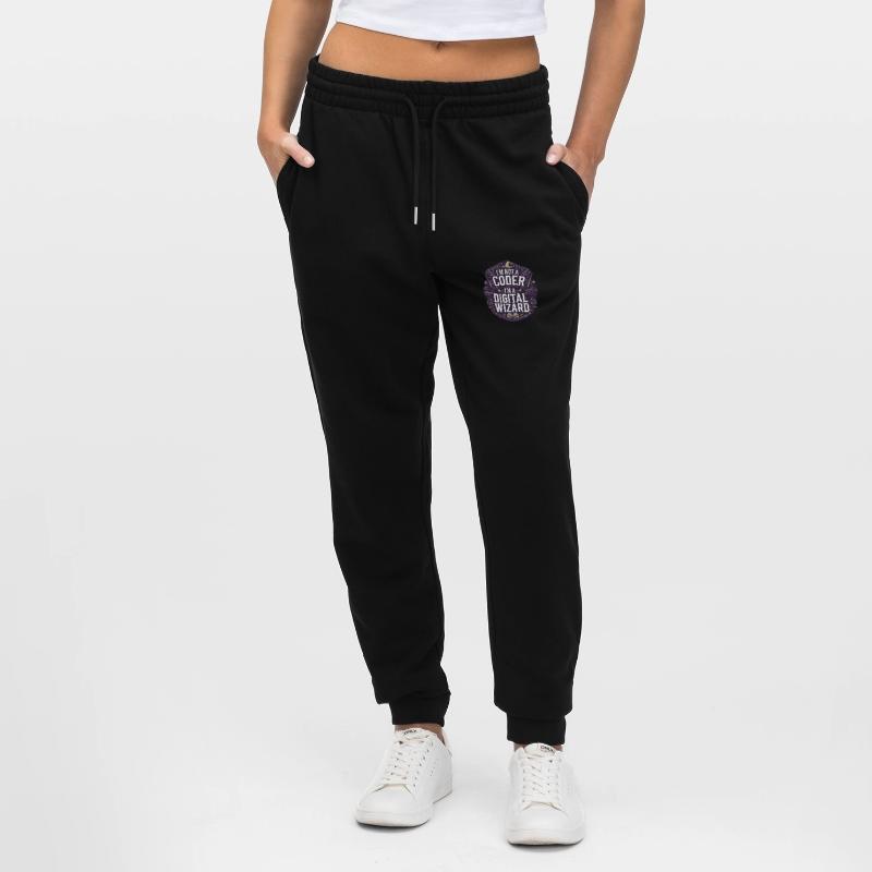 I'm Not a Coder I'm a Digital Wizard Programmer Stanley/Stella Mover Unisex Organic Jogging Trousers
