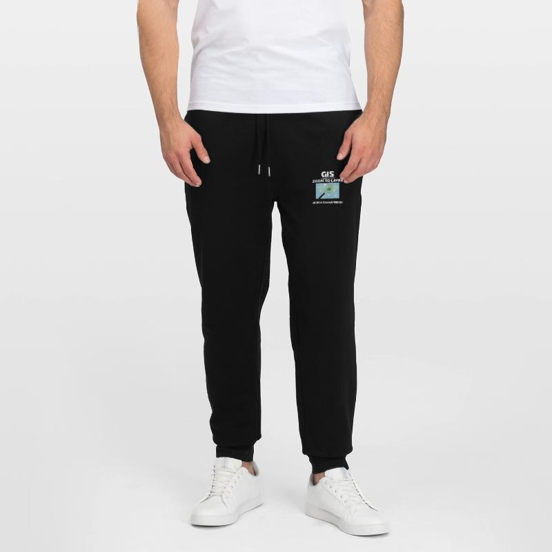 GIS Zoom to Layer Mapping Geospatial Tech Stanley/Stella Mover Unisex Organic Jogging Trousers