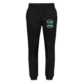 If You Met My Family You Would Understand - Stanley/Stella Mover Unisex Organic Jogging Trousers - black - Front - Marisol (170cm) & Nik (191cm)