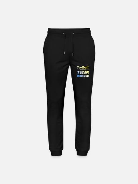 Football Team - Stanley/Stella Mover Unisex Organic Jogging Trousers - black