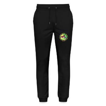 Mallorca Tour Palmen Urlaub - Stanley/Stella Unisex Bio Jogginghose Mover  - Schwarz - Vorne - Marisol (170cm) & Nik (191cm)