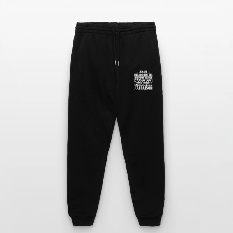Franc comtois je ferme pas ma gueule franche comté Pantalon de jogging bio MOVER Stanley/Stella unisexe