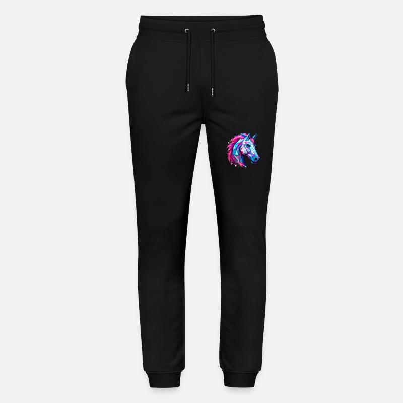 Testa di cavallo - Pantaloni da jogger unisex ed ecologici Mover di Stanley/Stella - nero