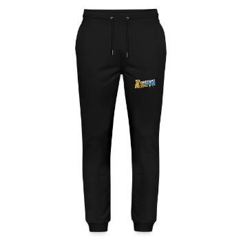 Riding a bike is my therapy - Stanley/Stella Mover Unisex Organic Jogging Trousers - black - Front - Marisol (170cm) & Nik (191cm)