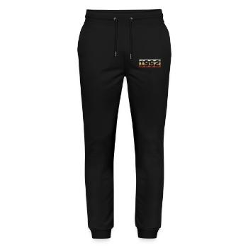 Vintage 1992 Retro Birthday Gift 1992 - Stanley/Stella Mover Unisex Organic Jogging Trousers - black - Front - Marisol (170cm) & Nik (191cm)