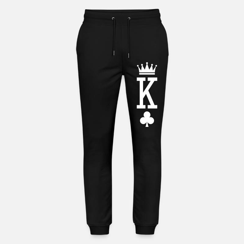 König der Karten (dunkel) - Stanley/Stella Unisex Bio Jogginghose Mover  - Schwarz