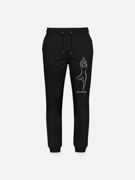 SOUL CONTOUR - Vrikshasana - Stanley/Stella Unisex Bio Jogginghose Mover  - Schwarz