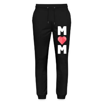 Funny Mom Grandma Mother's Day Gift Design Humor - Stanley/Stella Mover Unisex Organic Jogging Trousers - black - Front - Marisol (170cm) & Nik (191cm)