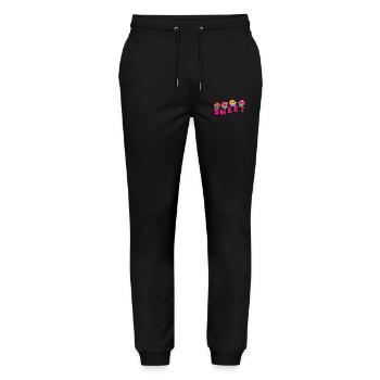 Süße Cupcakes - Stanley/Stella Unisex Bio Jogginghose Mover  - Schwarz - Vorne - Marisol (170cm) & Nik (191cm)