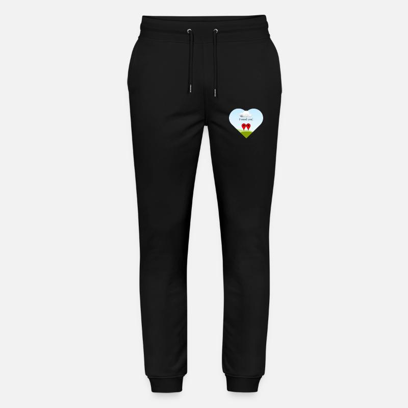 Valentinsgruß - Stanley/Stella Unisex Bio Jogginghose Mover  - Schwarz