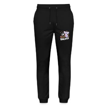 Koala Koala Koala Bear Animal - Stanley/Stella Mover Unisex Organic Jogging Trousers - black - Front - Marisol (170cm) & Nik (191cm)