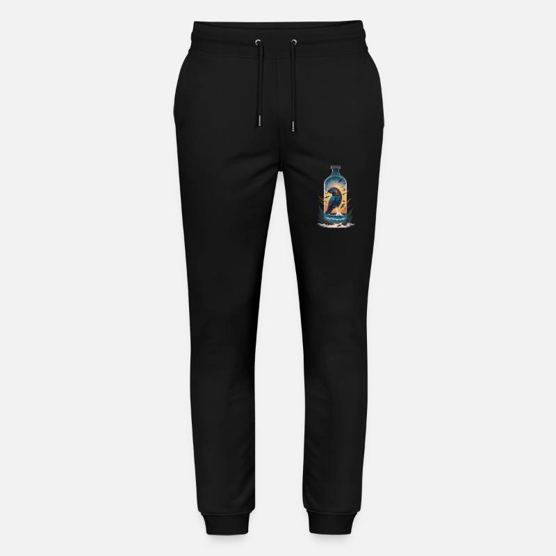 Bouteille de perroquet - Pantalon de jogging bio MOVER Stanley/Stella unisexe - noir