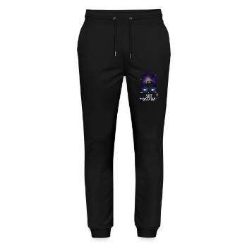 Sint Eustatius - Stanley/Stella Mover Unisex Organic Jogging Trousers - black - Front - Marisol (170cm) & Nik (191cm)