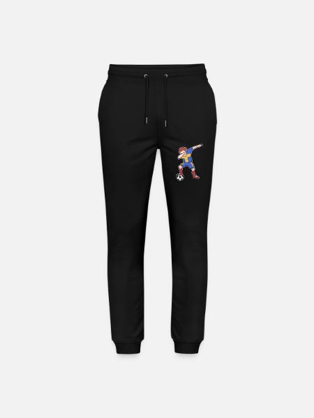 Schweden Schwedisch Fußball - Stanley/Stella Unisex Bio Jogginghose Mover  - Schwarz