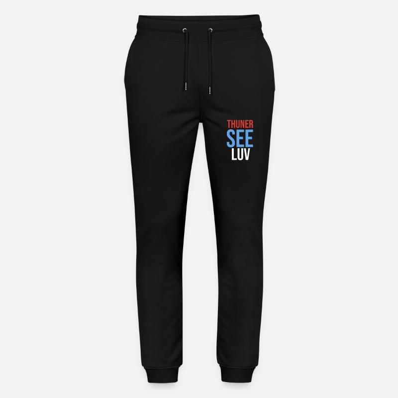 Lake Thun Luv - Stanley/Stella Mover Unisex Organic Jogging Trousers - black