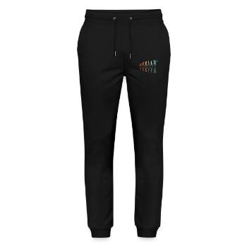 Archery Evolution - Stanley/Stella Mover Unisex Organic Jogging Trousers - black - Front - Marisol (170cm) & Nik (191cm)