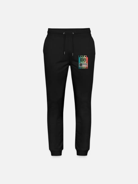 Level 8 Unlocked - Stanley/Stella Mover Unisex Organic Jogging Trousers - black