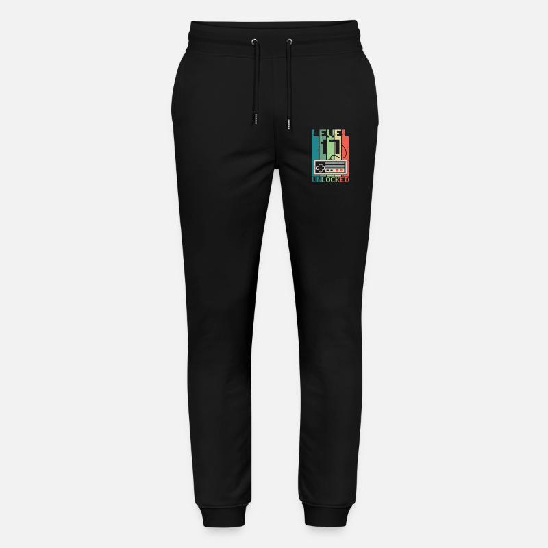 Level 17 freigeschaltet - Stanley/Stella Unisex Bio Jogginghose Mover  - Schwarz