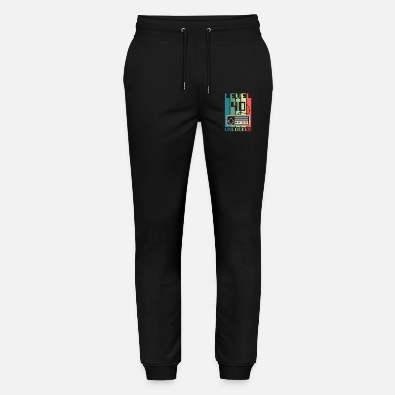 Niveau 40 débloqué - Pantalon de jogging bio MOVER Stanley/Stella unisexe - noir