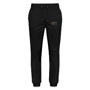 Evolution Fencer - Stanley/Stella Mover Unisex Organic Jogging Trousers - black - Front - Marisol (170cm) & Nik (191cm)
