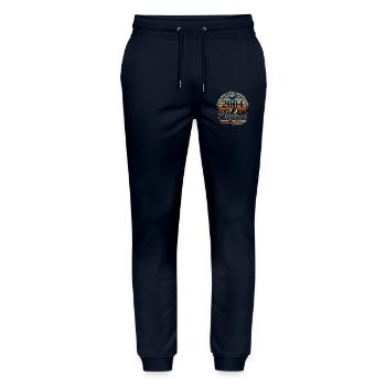 Original 2004 Vintage Retro Jubiläumsgeschenk - Stanley/Stella Unisex Bio Jogginghose Mover  - Navy - Vorne - Marisol (170cm) & Nik (191cm)