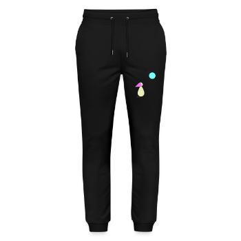 Longing Moonlight Gift - Stanley/Stella Mover Unisex Organic Jogging Trousers - black - Front - Marisol (170cm) & Nik (191cm)