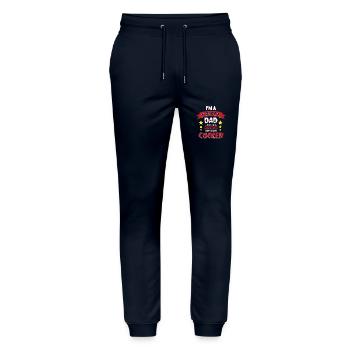 Dart Dartboard Dartpfeil - Stanley/Stella Unisex Bio Jogginghose Mover  - Navy - Vorne - Marisol (170cm) & Nik (191cm)