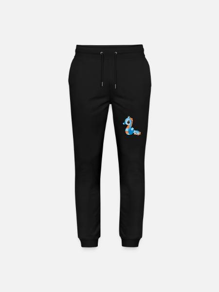 Knuffiges Seepferdchen - Stanley/Stella Unisex Bio Jogginghose Mover  - Schwarz
